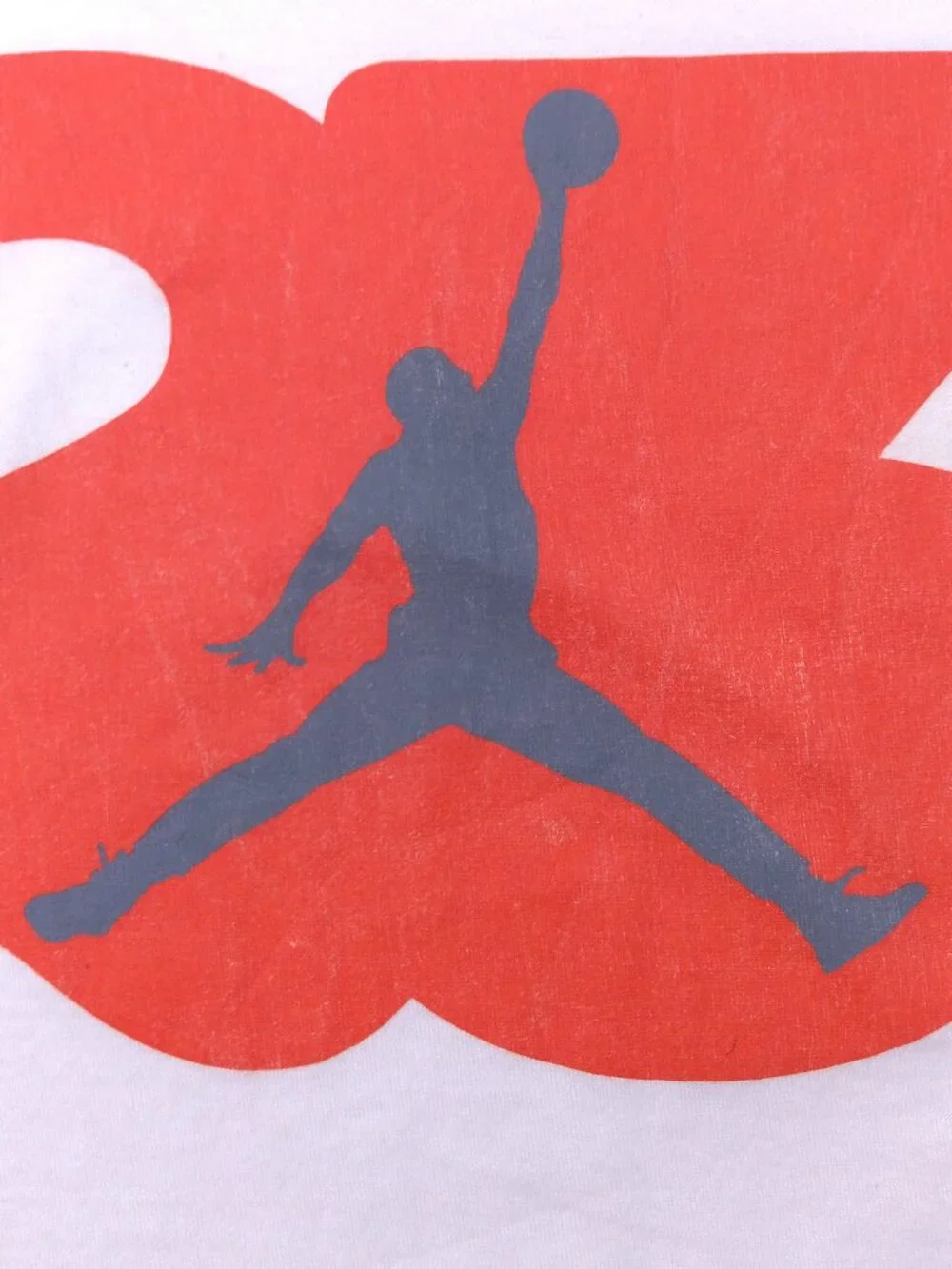 AIR JORDAN T Shirt XXL 23 JUMPMAN Graphic Tee 2XL White ORANGE Grey RETRO Nike